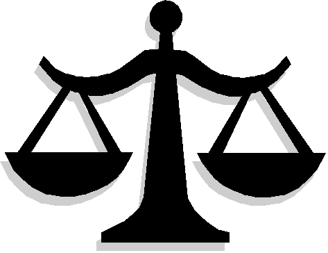 Scales of justice clipart